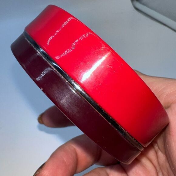 Vintage Lucite Bangle Bracelet - Picture 1 of 6